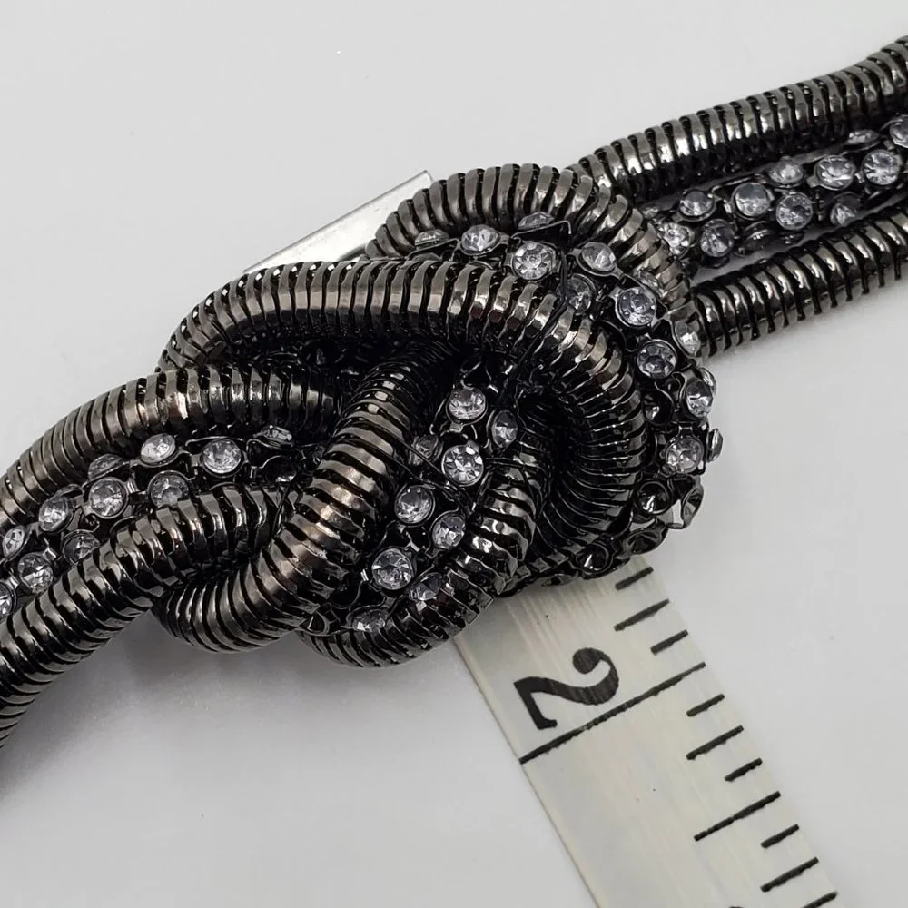 BCBGMaxAzria Knotted Rhinestone Belt - NWT